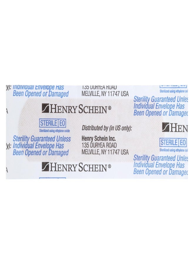 Henry Schein Adhesive Sheer Bandage Strips, 1" x 3", Sterile, Box of 100 - Image 2